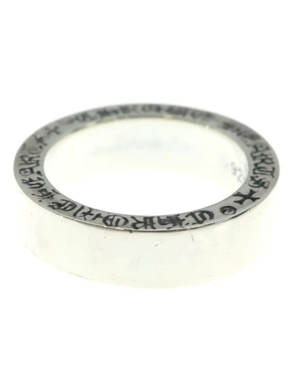 Chrome Hearts Spacer Pln Ring Plain Silver
